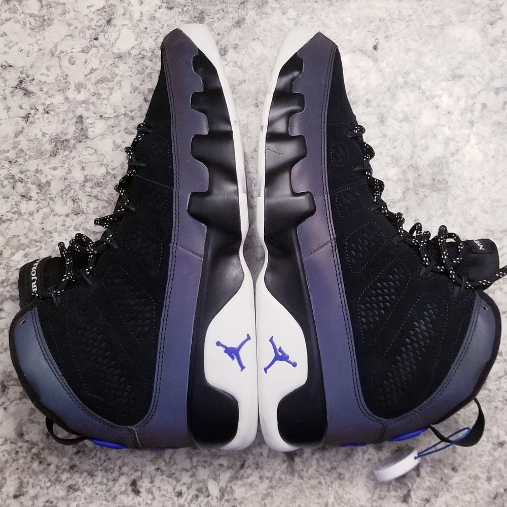 JORDAN 9 IX *RARE* EXCELLENT COND RACER BLUE NIKE AIR AUTHENTICATED TAG GENUINE - Picture 6 of 10